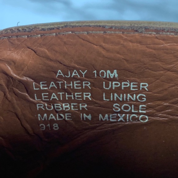 Steve Madden Ajay Brown Leather Ankle Bootie 10M - Picture 9 of 11